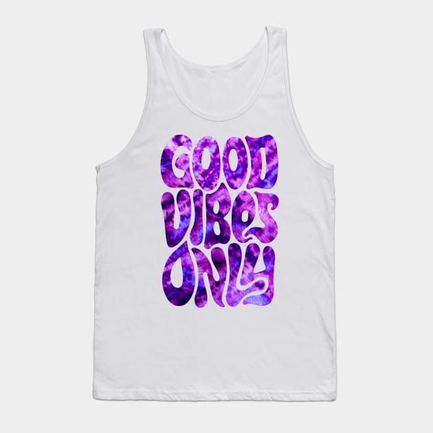 Good Vibes Only | Purple Haze Tank Top by visionarysea